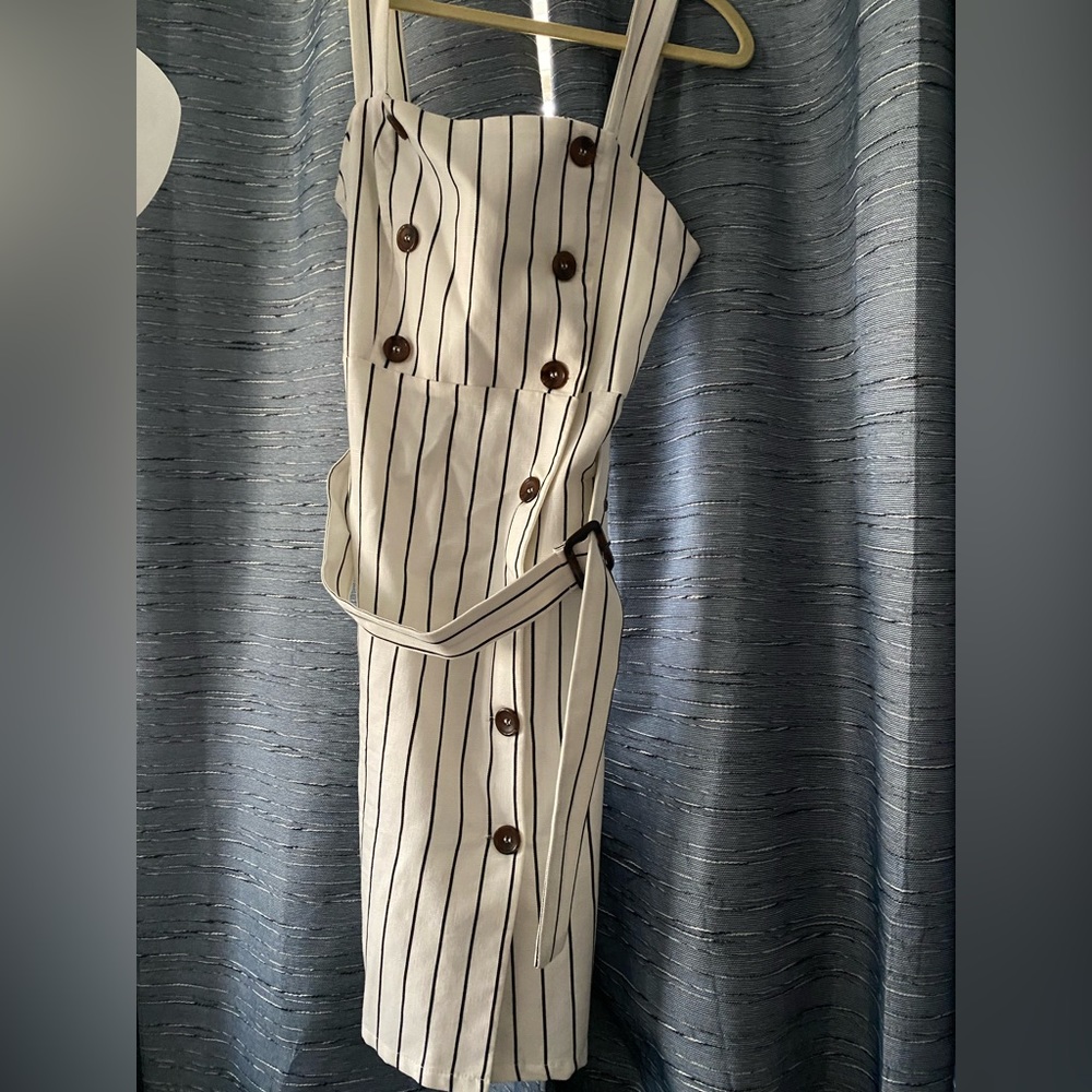 F21 striped dress S